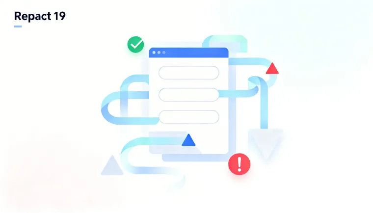 Обложка: React 19: useActionState с Server Actions для упрощения обработки форм с валидацией